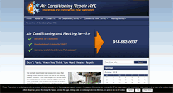 Desktop Screenshot of airconditioningrepairnyc.net